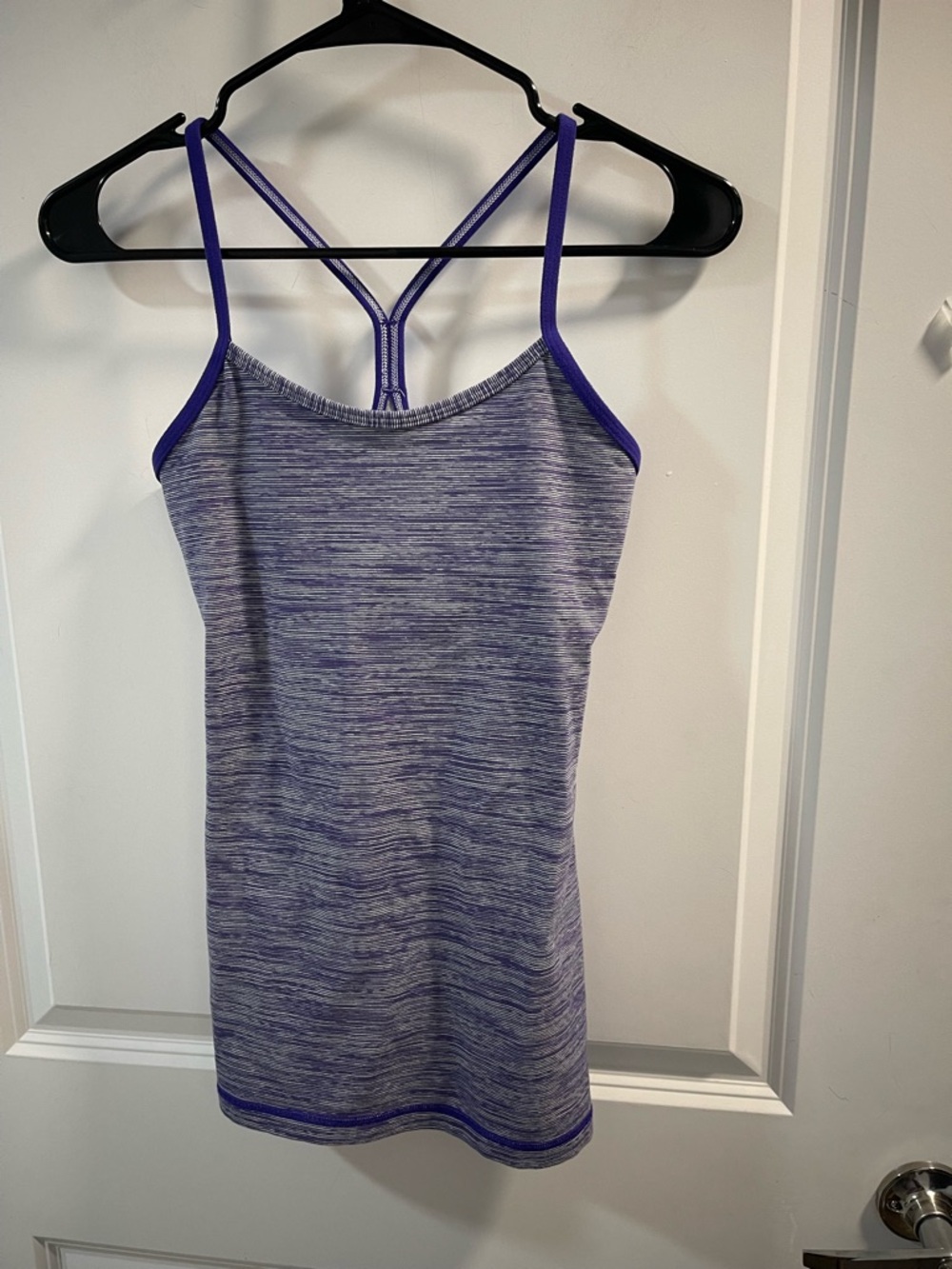 lululemon Flawed athletica Purple Space-Dye Racerback Tank